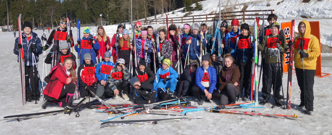 Lyžařský výcvik 7.A a 7.B v Bedřichově