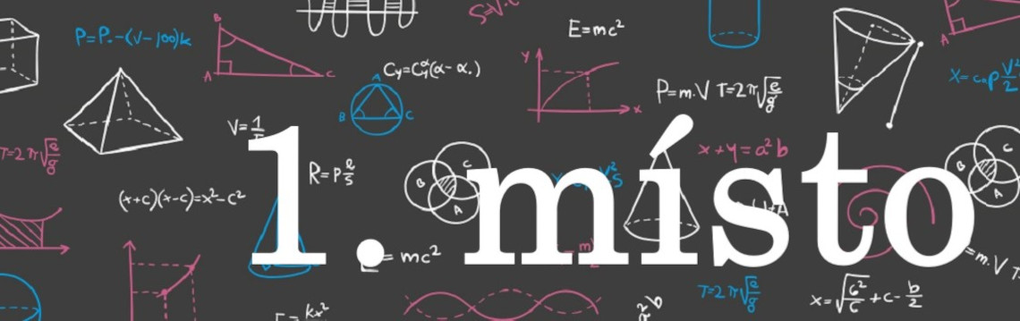 1. místo v krajském kole Matematické olympiády 
