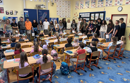 Deváťáci a prvňáčci zahájili Patronát