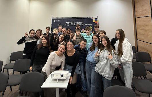 Beseda s účastnicemi programu Erasmus