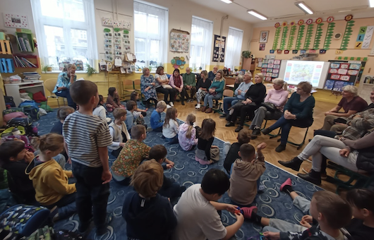 Návštěva prarodičů ve škole