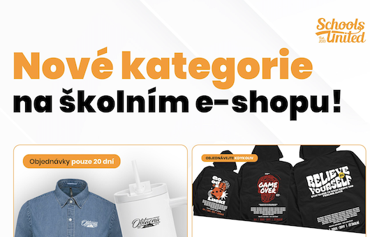 🎉 Školní e-shop je zpět!